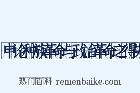 申论种族革命与政治革命之得失是什么意思的图片